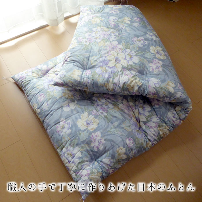 楽天市場】日本製 綿敷き布団 シングル 和布団 職人手づくり 綿サテン