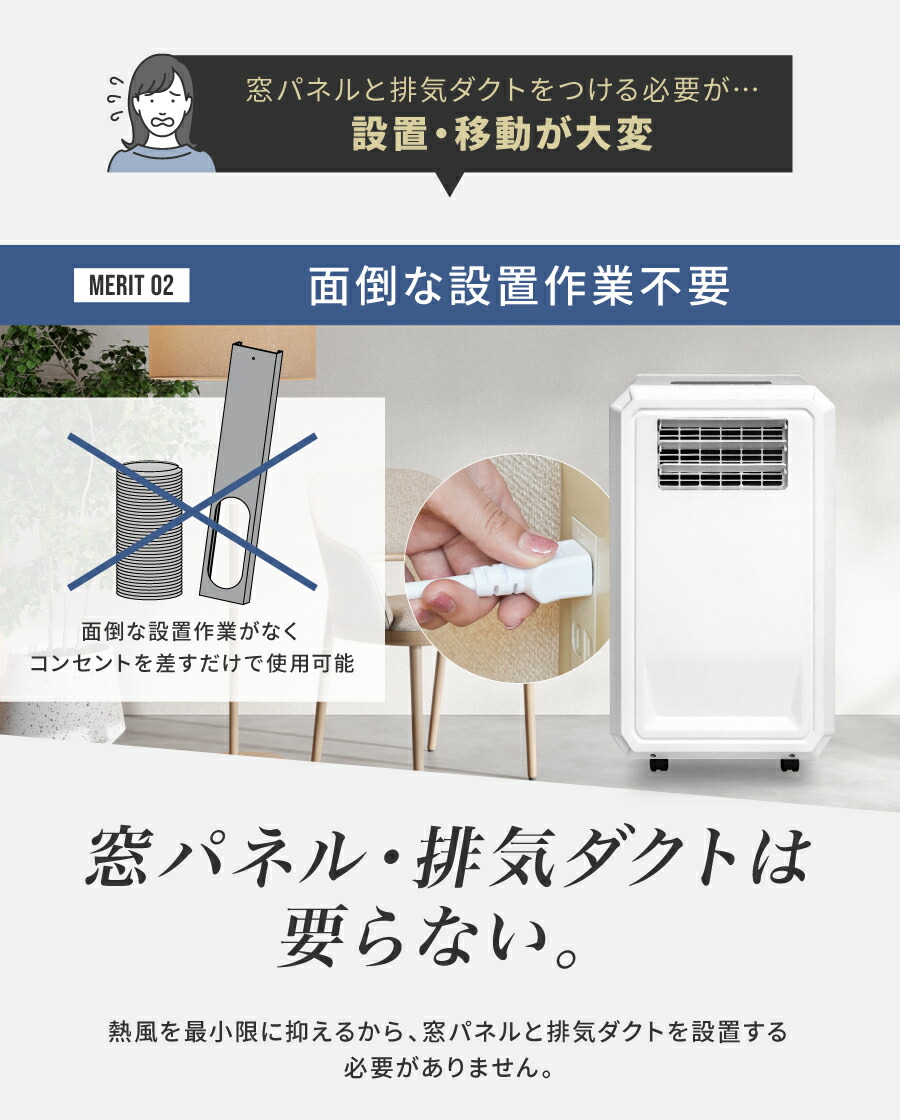 楽天市場】スポットクーラー ハイブリッド式 3way 冷風 除湿 送風 工事