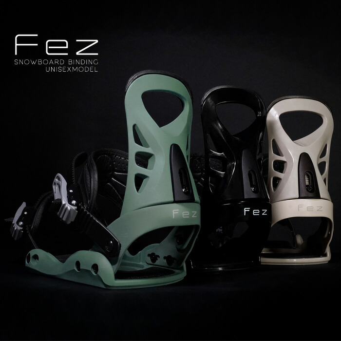 楽天市場】レビューでクーポン☆FEZ BINDING Black Grey Ash Olive