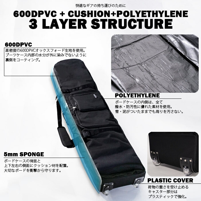 楽天市場】レビューでクーポン☆ウィールスノーボードケース sketch