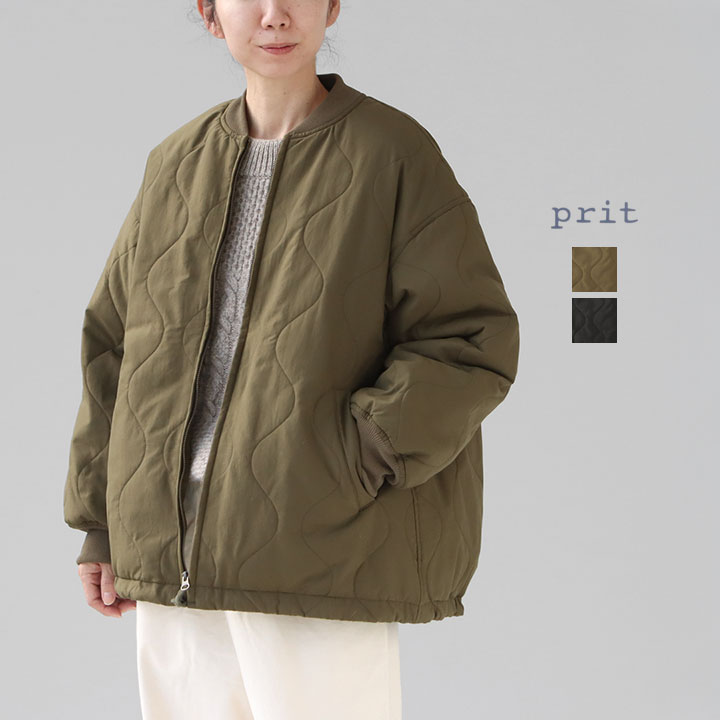 楽天市場】PRIT プリット｜ナイロンタッサーオニオンキルト ZIP