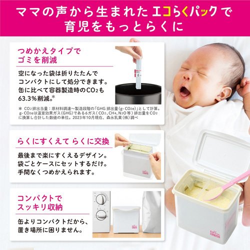 楽天市場】森永 E赤ちゃん エコらくパック つめかえ用(2袋入×12箱