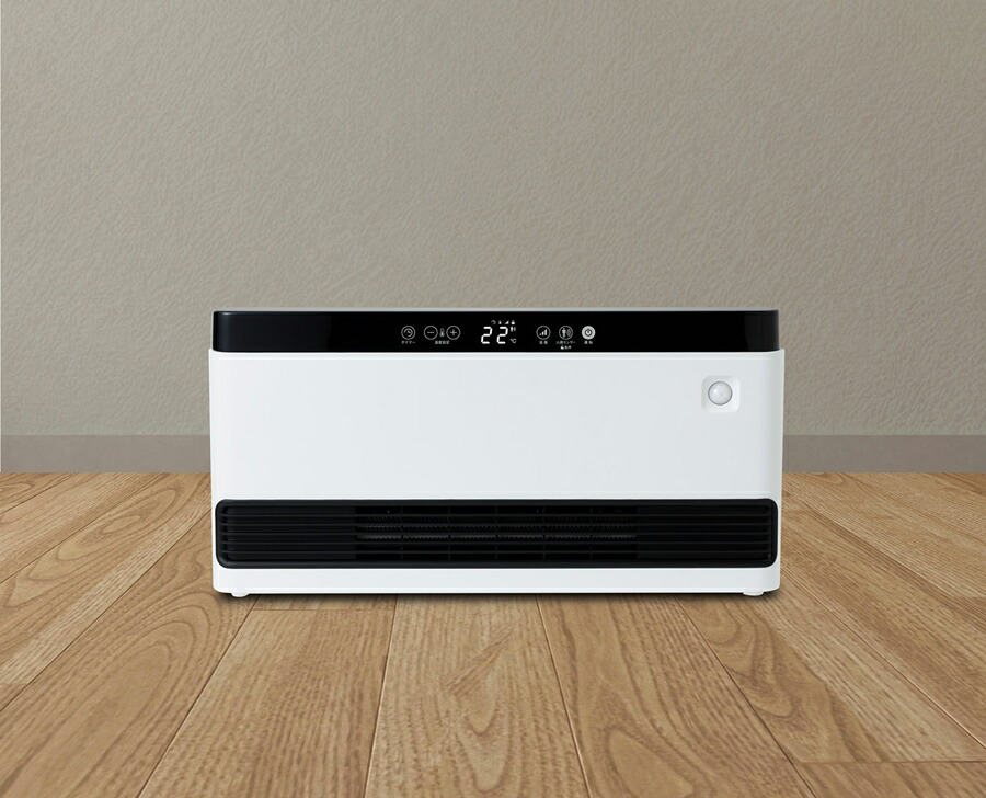 楽天市場】シーネット ワイドスリムセラミックヒーター 温度センサー