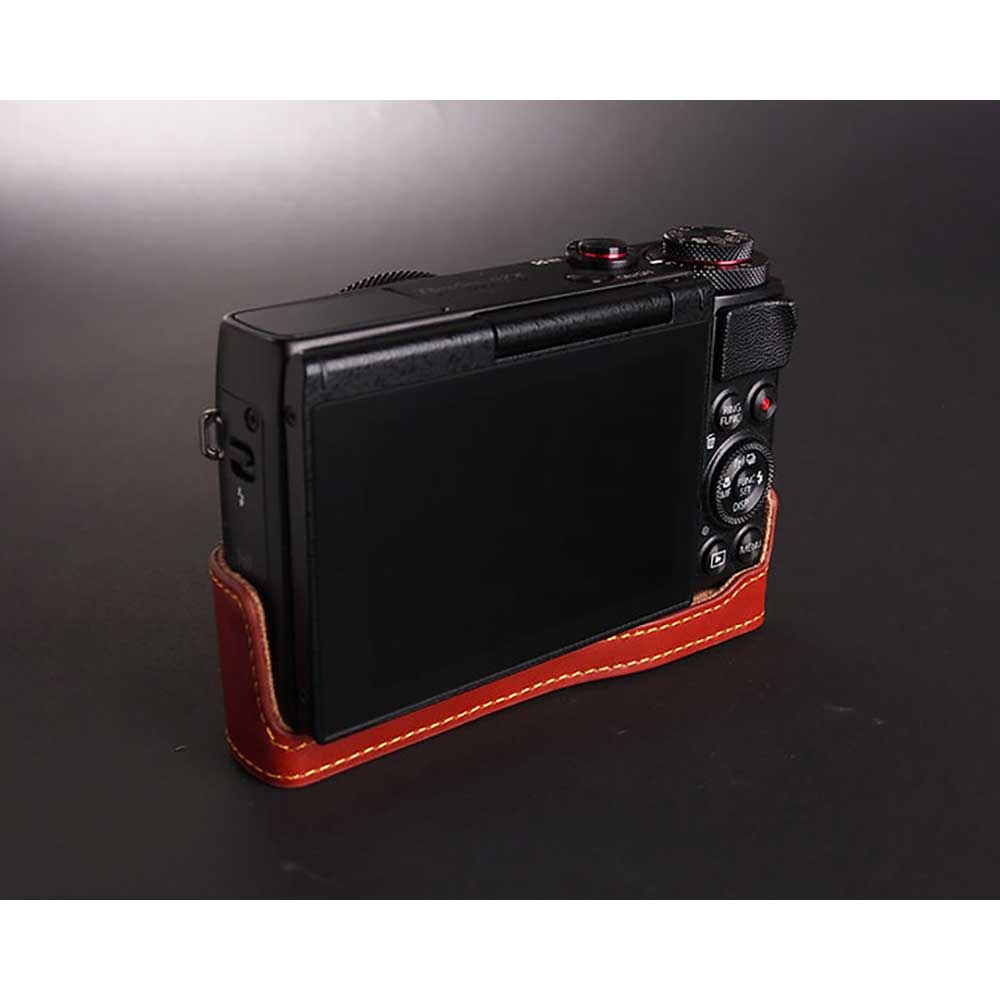 楽天市場】【30%OFF】 Canon PowerShot G7X 用 レザー ケース Brown