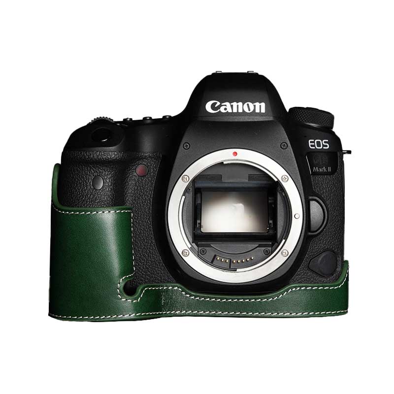 楽天市場】【20%OFF】 Canon EOS 6D Mark II 専用 レザー ケース Green