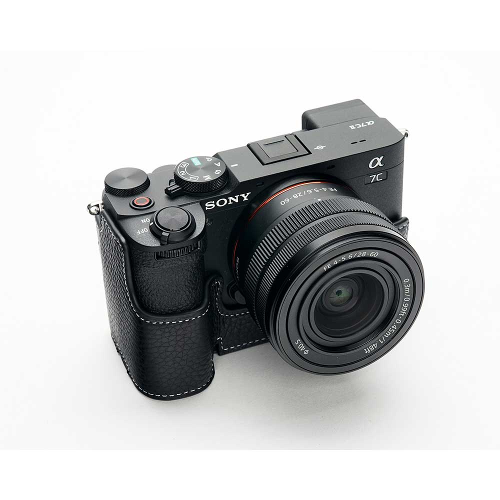 楽天市場】SONY α7C II α7CR 専用 レザー ケース Black ブラック TP