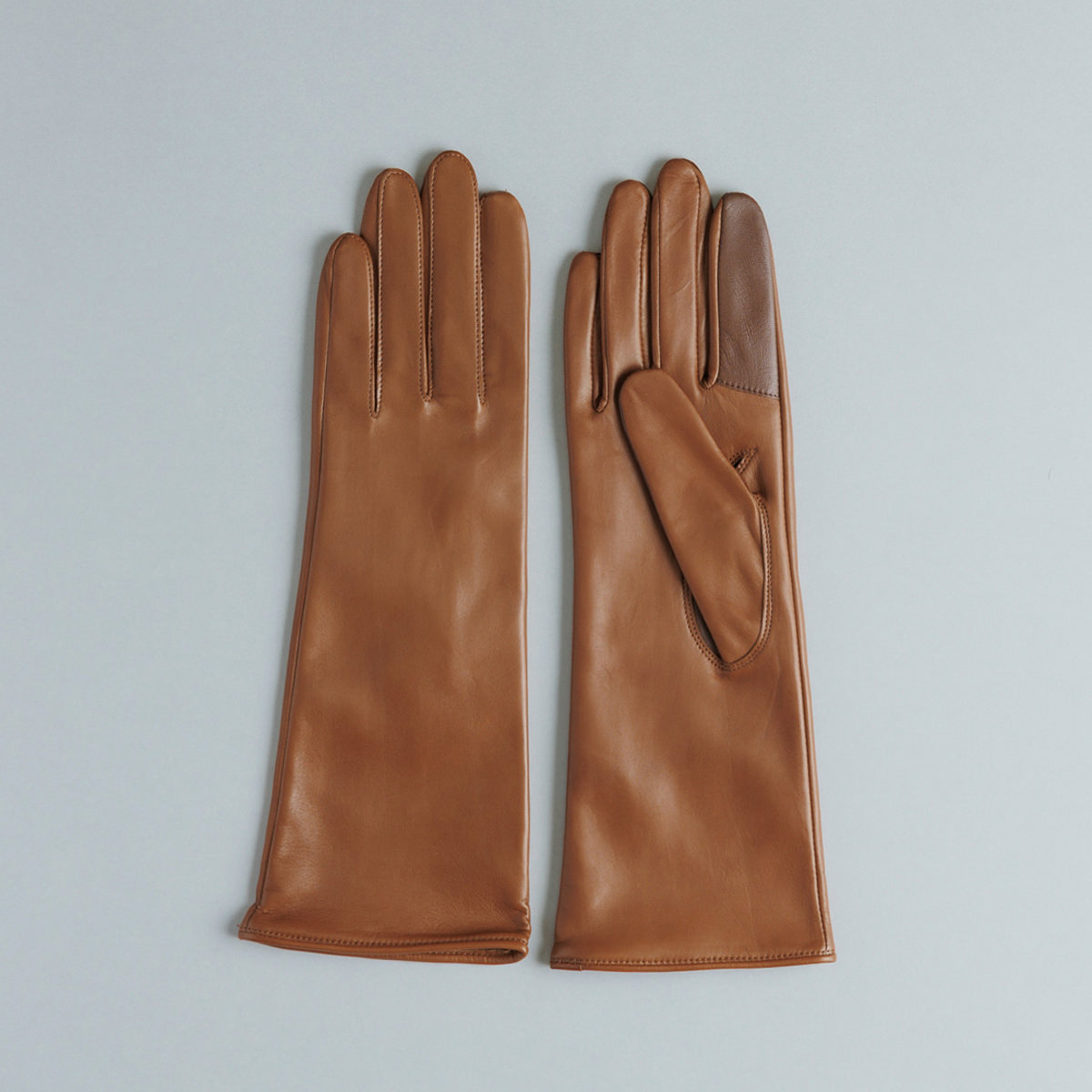 ☆未使用☆Sermoneta gloves ブラウン 本革カシミヤ手袋 2026年最新
