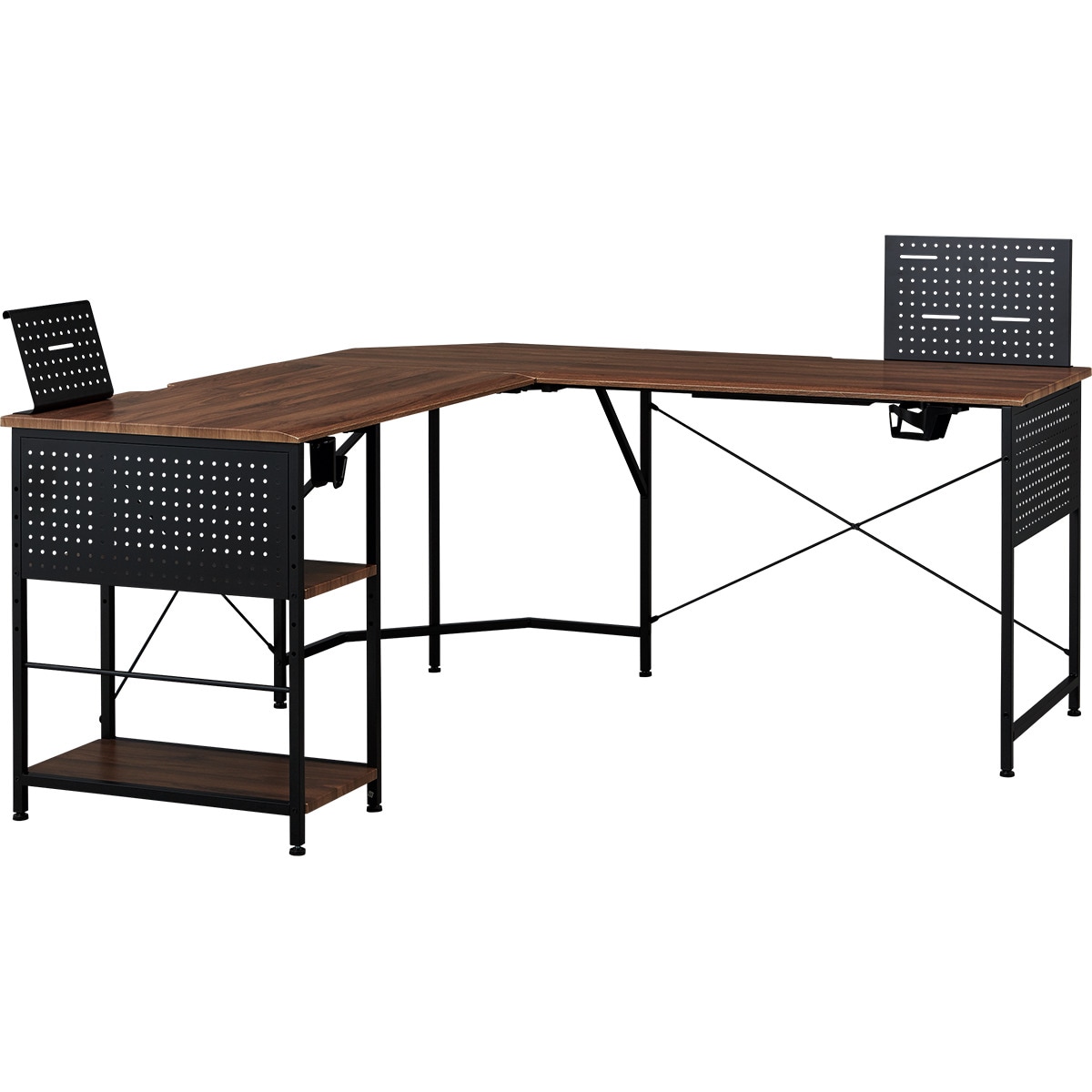 楽天市場】L型コーナーデスク(DX012 160 MBR) ニトリ 【玄関先迄納品