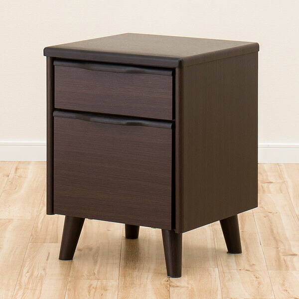 楽天市場】幅38cm サイドテーブル (アスカ 2段) ナイトテーブル