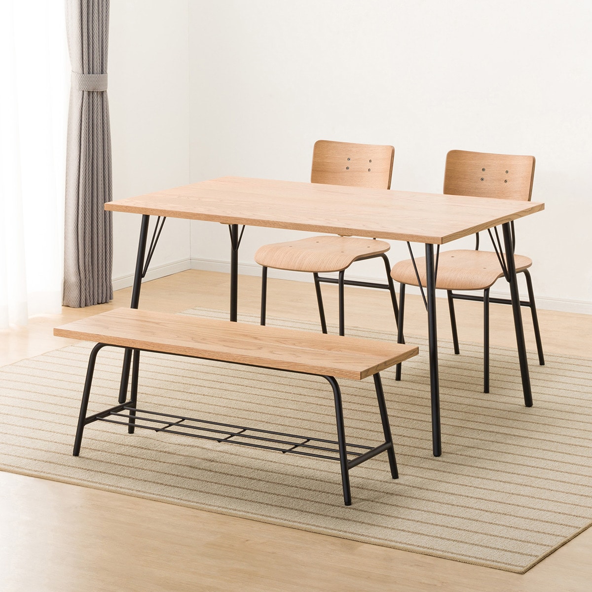 楽天市場】[幅110cm] ベンチ (アウロス3) ニトリ 【玄関先迄納品】 【5