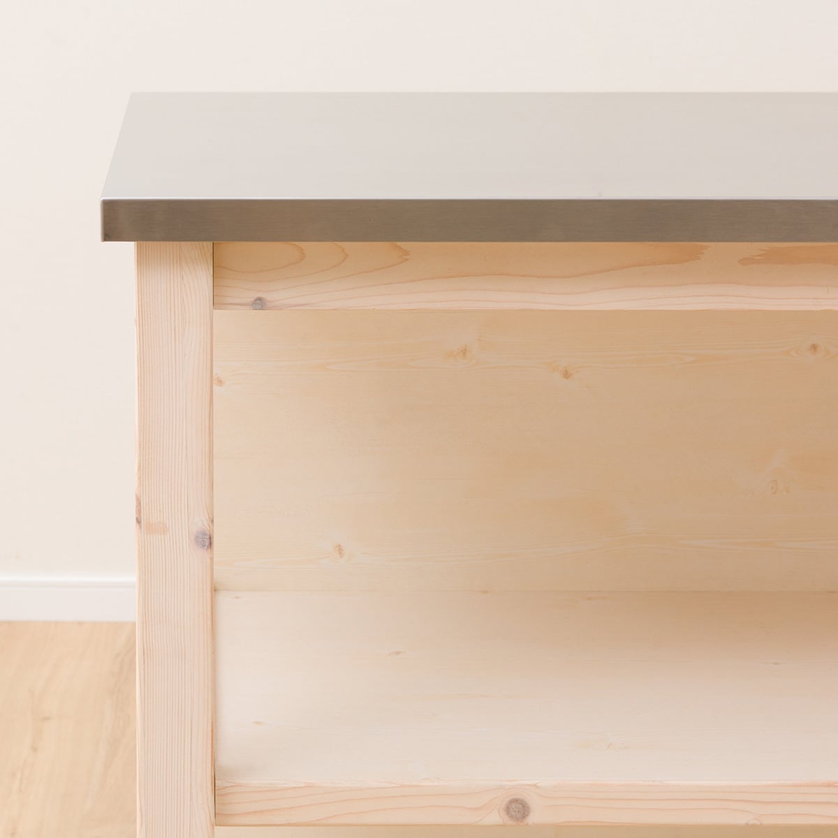 楽天市場】[幅120cm] ワークテーブル (シナモ12078WH ステン) ニトリ