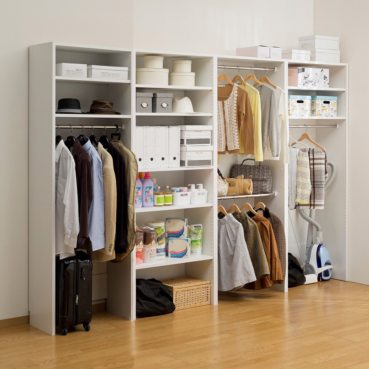 楽天市場】クローゼットラック 棚 （幅60cm POC WH） ニトリ メーカー