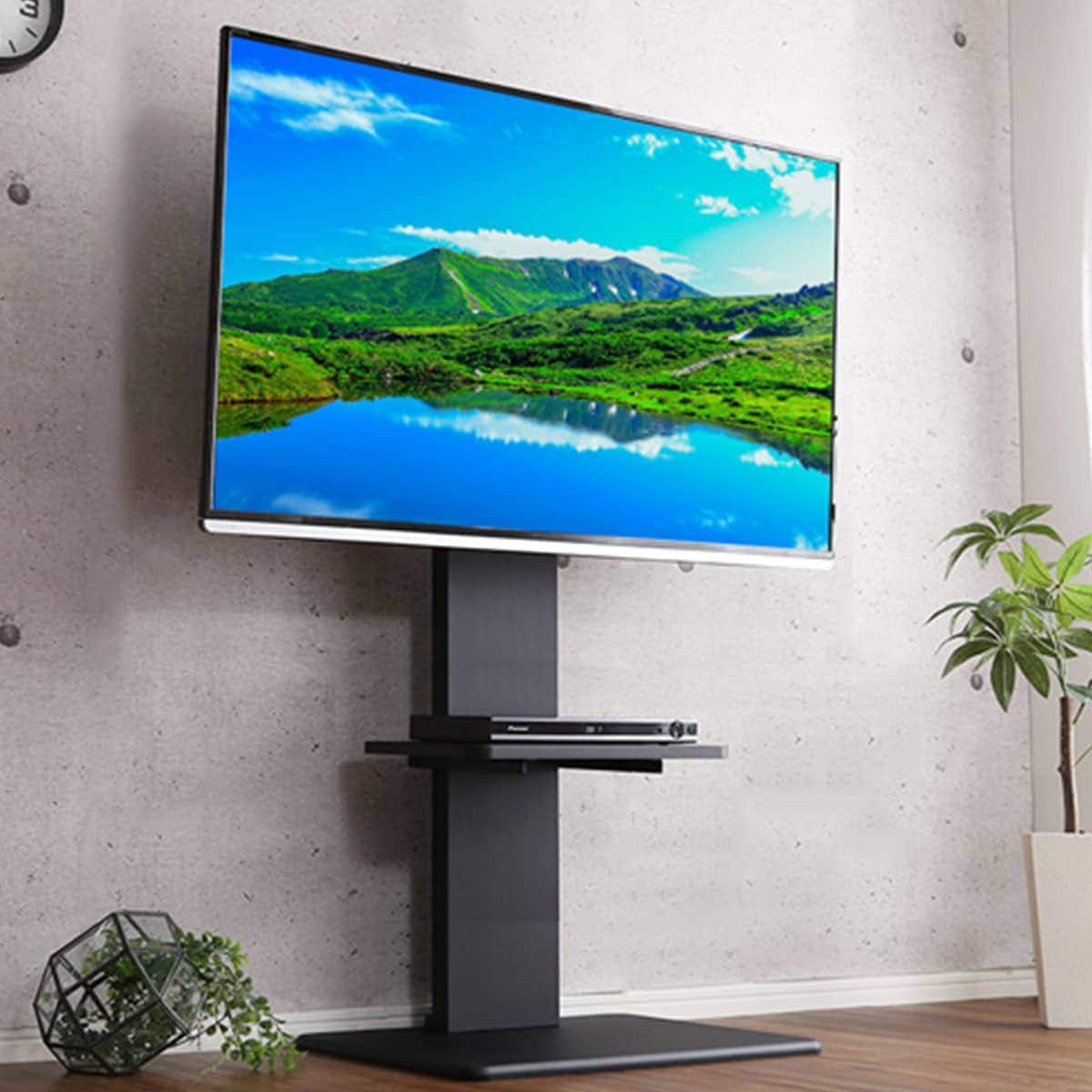 楽天市場】【棚付き】お部屋広々 壁寄せテレビスタンドWAT （ハイ