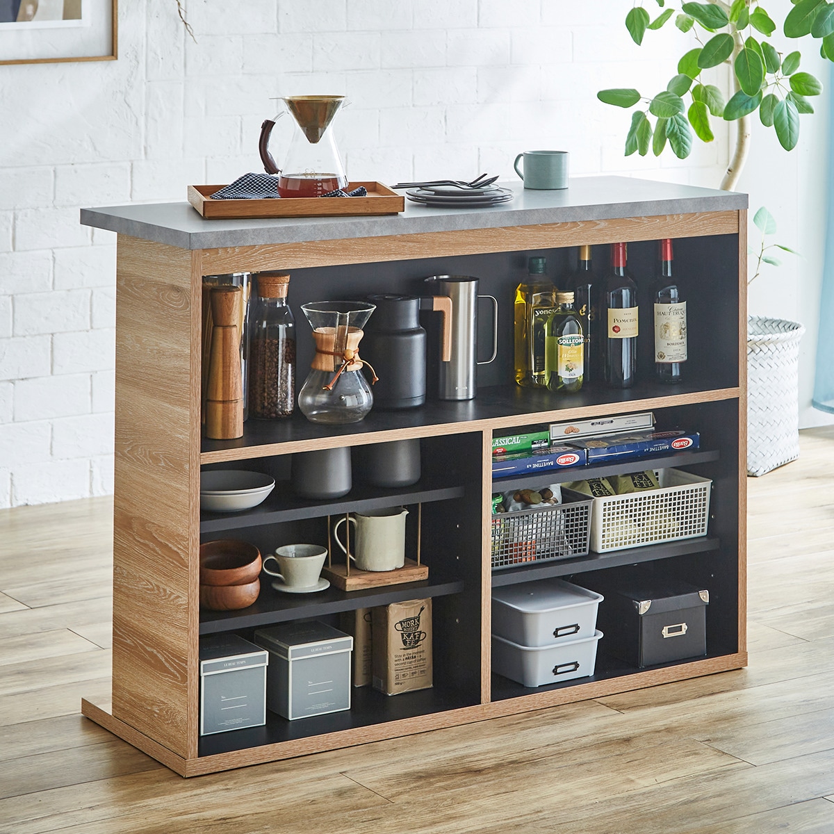 楽天市場】組み合わせバーカウンター (120 NA) ニトリ 【配送員設置