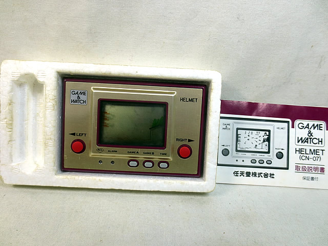 楽天市場】美品 任天堂 ゲームウォッチ CN-07 ヘルメット : 虹商店