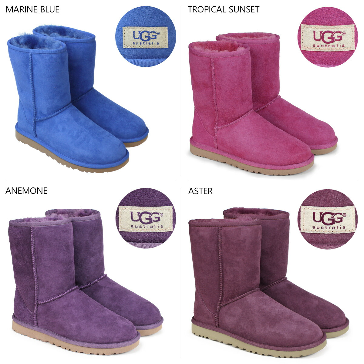 楽天市場】UGG アグ ブーツ ムートンブーツ クラシック ショート 2