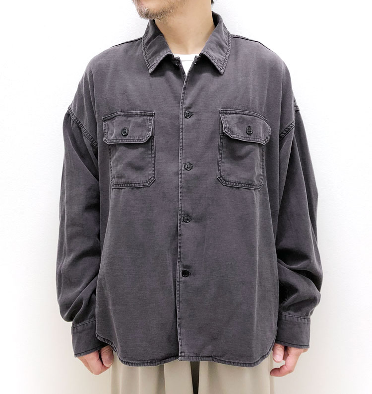 楽天市場】【レミレリーフ/REMI RELIEF】WIDE MILITARY SHIRT（ワイド