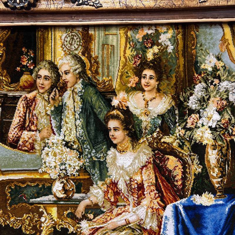 楽天市場】ペルシャ絨毯 イラン・タブリーズ 絵画 125×98cm（額縁込