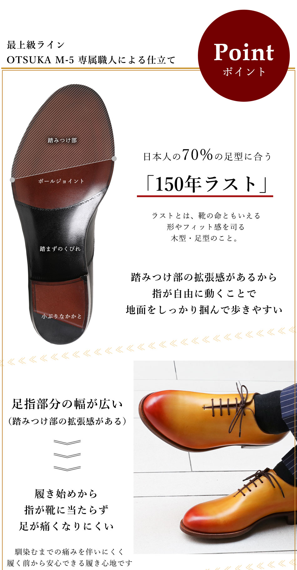 楽天市場】【大塚製靴/オーツカ/otsuka】最上級ライン OTSUKA M-5 職人