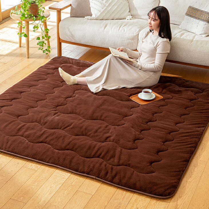 楽天市場】7層構造ぽかぽか蓄熱ラグ 140×190cm ラグ おしゃれ