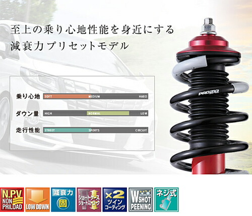 楽天市場】TANABE SUSTEC PRO CR スズキ エブリィワゴン M/C前 2WD