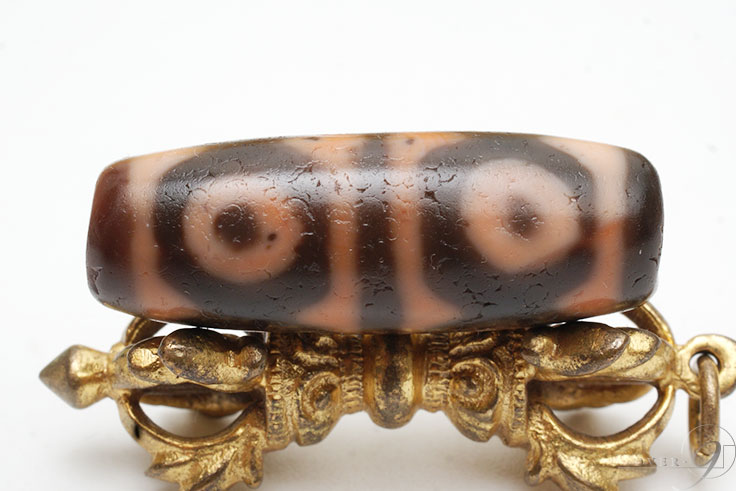 楽天市場】《現物限り一点物》 【 四線虎牙六眼天珠 老礦天珠 約34mm