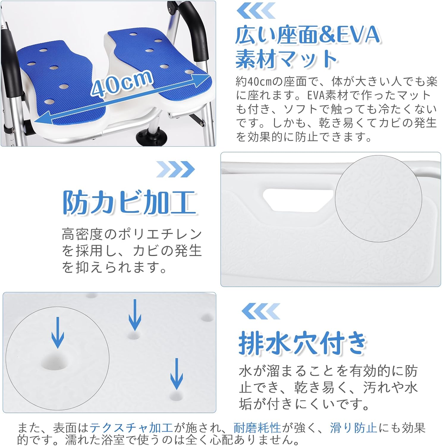 楽天市場】【月末限定10%OFF券】風呂イス 折りたたみ シャワーチェア