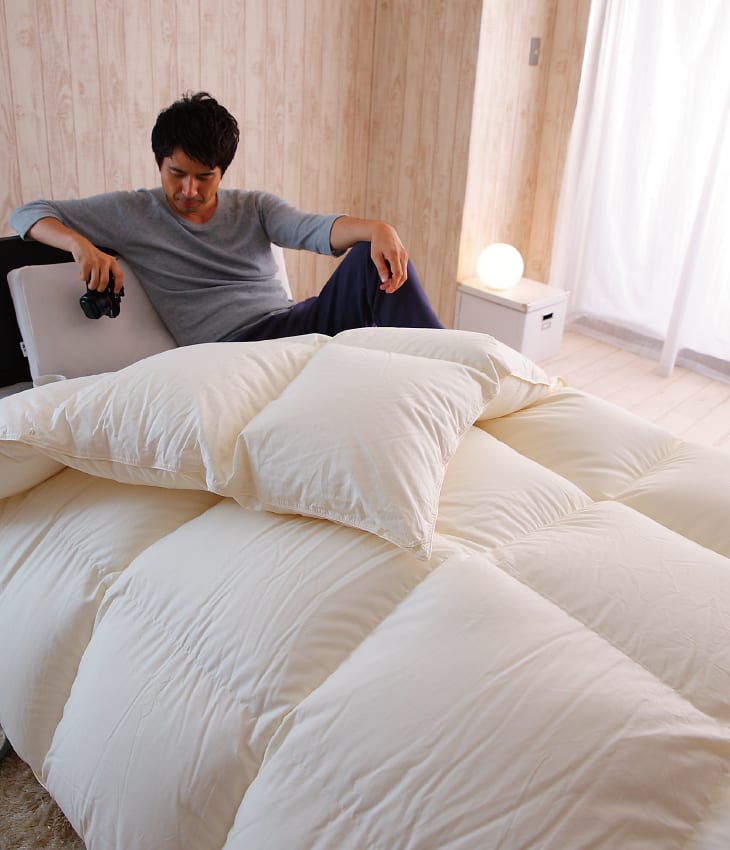 楽天市場】極上羽毛布団 プレミアムゴールドラベル シングルサイズ 150