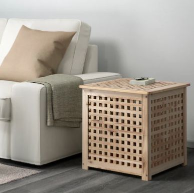 IKEA HOL ホールサイドテーブル, アカシア材50x50 cm 903.530.21