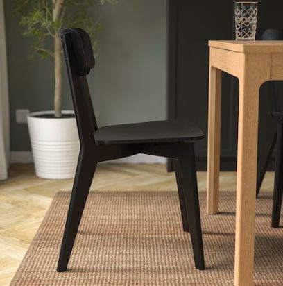 楽天市場】IKEAイケアLISABO リーサボーチェア, ブラック104.572.30