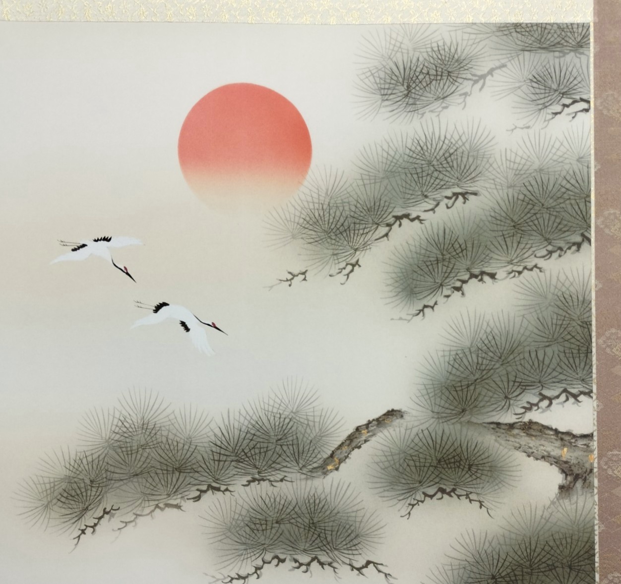 楽天市場】【 送料無料 】掛け軸 七福神 尺五サイズ（54.5×190センチ