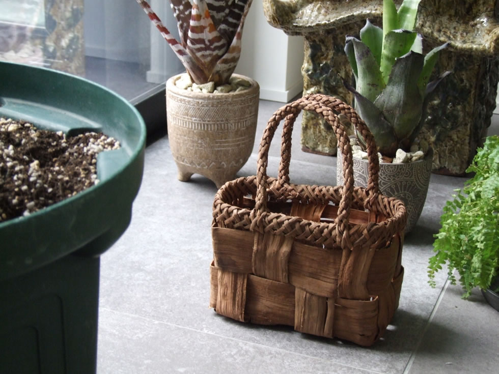 楽天市場】純国産 山葡萄かごバッグ 超極太市松編み : おまめ