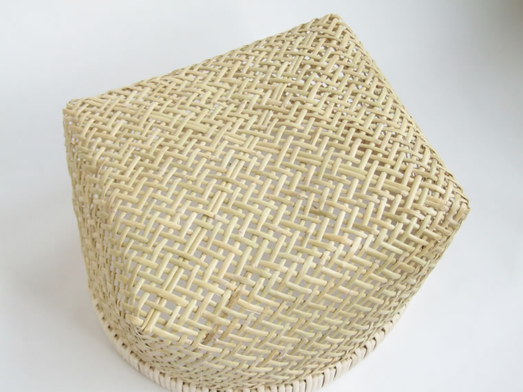 鳥越スズ竹細工【市場かご】大サイズ：岩手県二戸職人の手作り工芸品