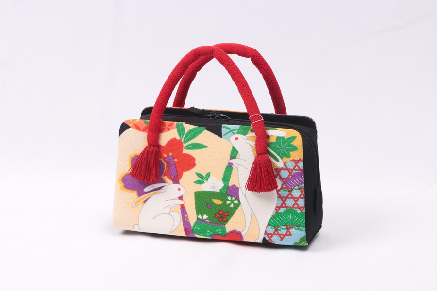 楽天市場】七五三 和装バック 正絹 うさぎ カラフル 着物 和装 3歳 7歳