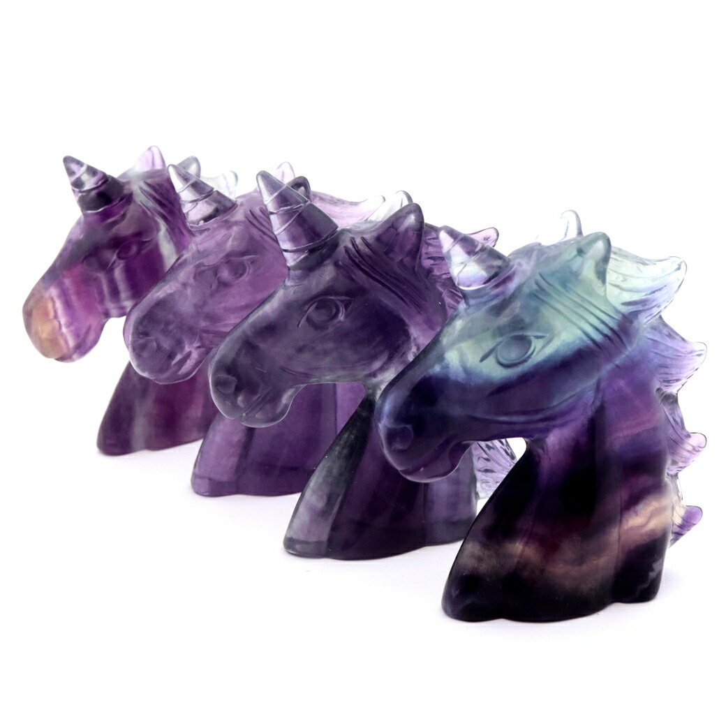 楽天市場】フローライト ユニコーン 置き物 オブジェ 飾り物 置物 蛍石