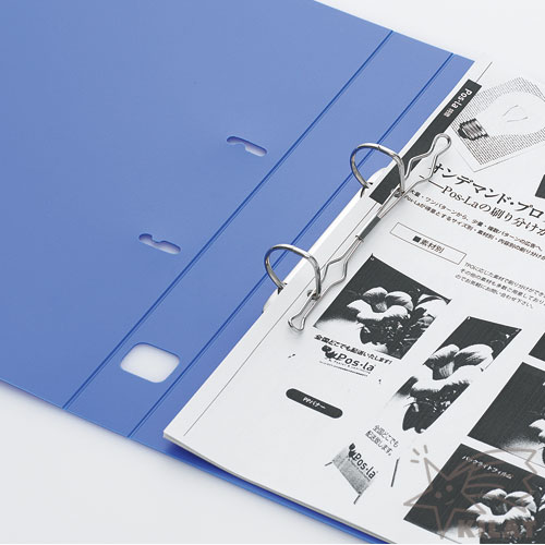 楽天市場】Dリングファイル A4 青 2穴 1冊 : よろずやマルシェ