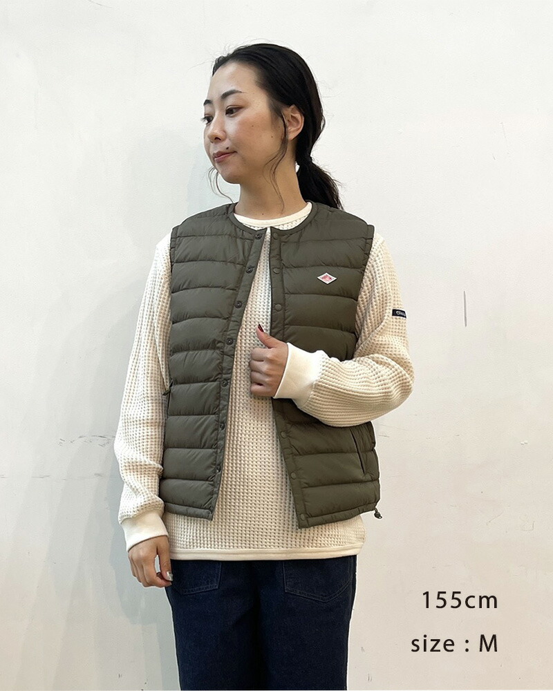 楽天市場】DANTON WOMEN'S CREWNECK INNER DOWN VEST #DT-A0002 RRT