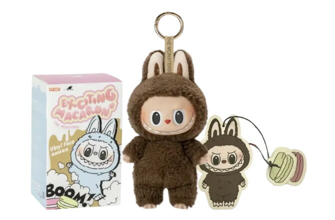 楽天市場】POP MART THE MONSTERS LABUBU Exciting Macaron Plush