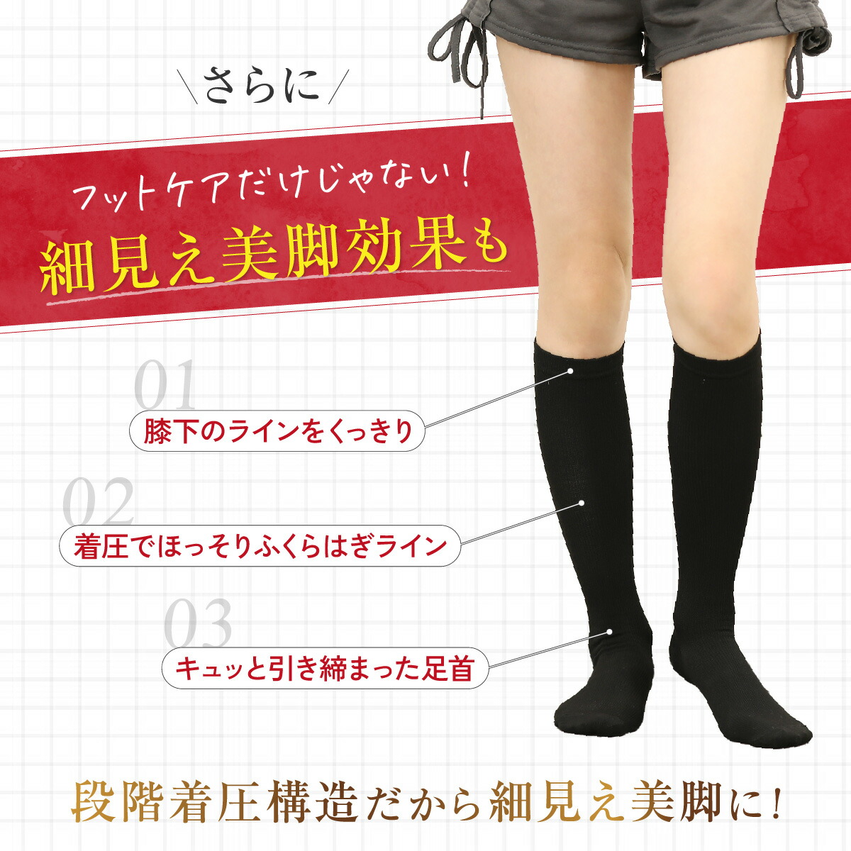 楽天市場】＼本日25日 P15倍／【Perfect Walk公式】着圧ソックス