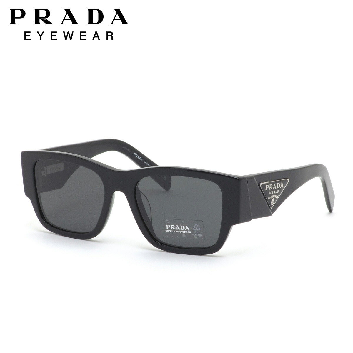 楽天市場】プラダ PR10ZSF 1AB5S0 55 サングラス PRADA ロゴプレート