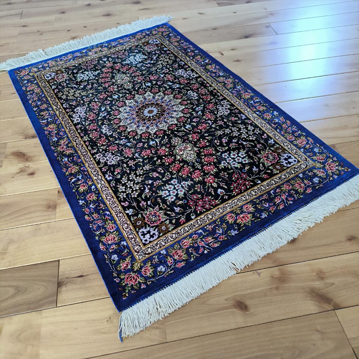 楽天市場】ペルシャ絨毯 【本物イラン産】 クム シルク アーダヴィ工房