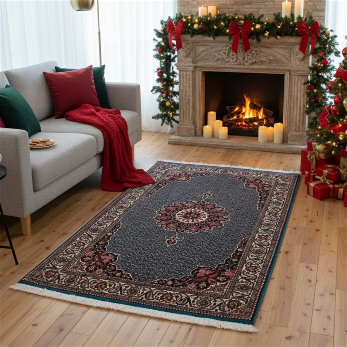 楽天市場】ペルシャ絨毯 【本物イラン産】ビジャー産 ラグ アイアン