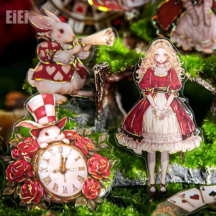 楽天市場】即日出荷 金箔押し アリス 不思議の国のアリス 童話 人物