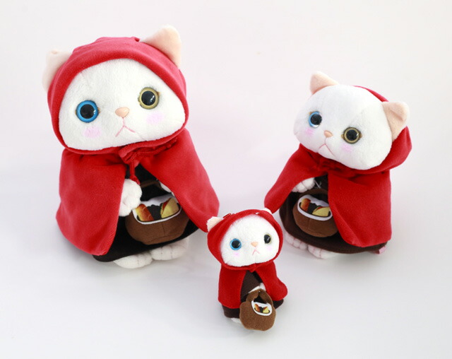 楽天市場】【猫の日 220円クーポン】 ぬいぐるみ 赤ずきん 白猫 S
