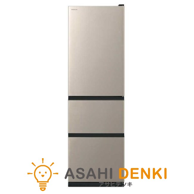楽天市場】HITACHI 3ドア冷蔵庫 315L 右開き R-V32RV シャンパンの通販