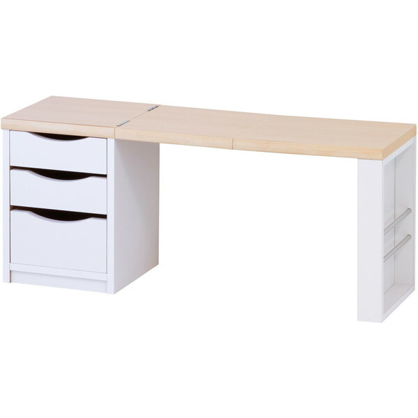 楽天市場】机 文机 学習机 折りたたみ コンパクト シンプル デスク