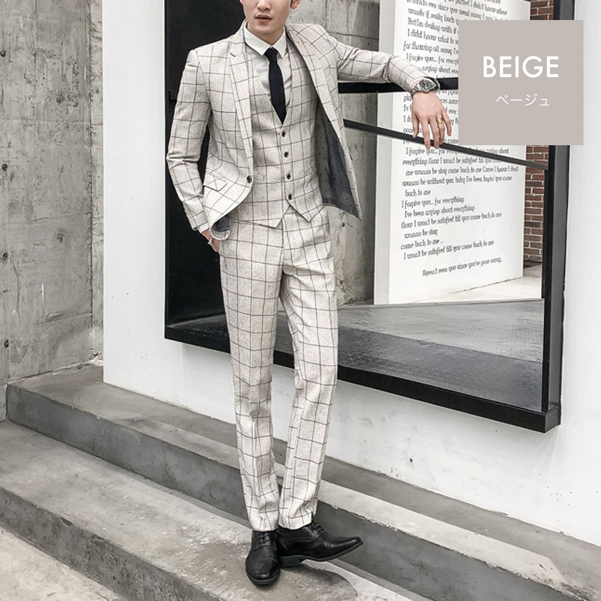 楽天市場】セットアップ 3ピーススーツ スーツ スリーピーススーツ