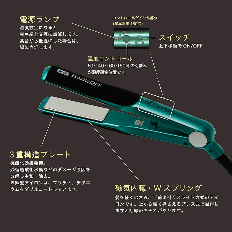 サニープレイス ヘアオペ 輝髪 ヘアアイロン 286 楽天市場】サニー