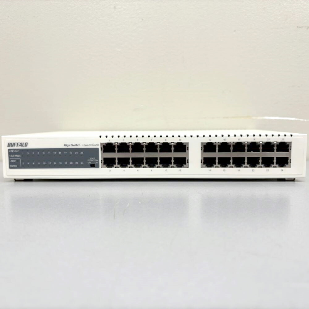 楽天市場】バッファロー スイッチングハブ LSW4-GT-24NSR 24ポート