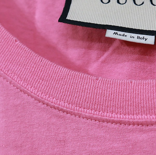 楽天市場】【広尾店】 グッチ GUCCI ロゴプリント Tシャツ ピンク Size